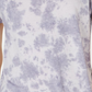 Ideology Women’s Tie Dyed Strappy Back High Low Hem T-Shirt Purple Size S