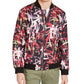 INC International Concepts Men's Graphic Bomber Jacket Black Size 2X