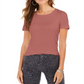 Style & Co Women's  Scoop-Neck T-Shirt  Orange Size XL