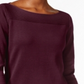Karen Scott Women's Boat-Neck  Sweater Wine Size Small