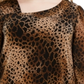 Alfani Plus Size Animal-Print Asymmetrical-Neck Top Animal-Print, Black Size 2X