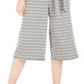Bebop Women's Belted Plaid Short Sleeve Mock Jumpsuit Juniors Green Size Medium