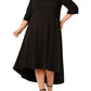 Calvin Klein Women's Plus Embellished Off The Shoulder Formal Dress Black Size 22W