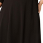 Calvin Klein Women's Plus Embellished Off The Shoulder Formal Dress Black Size 22W