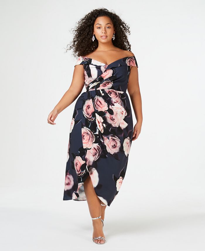 City Chic Women's Sweet Love Dress Black Size 18W