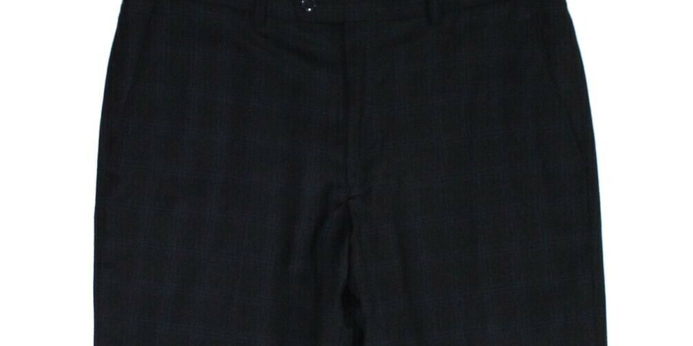 Vince Camuto Men's Stretch Printed Dress Pants Black Size 40X30