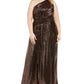 Calvin Klein Women's Sleeveless Full Length Sheath Dress Black Size 16W