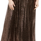 Calvin Klein Women's Sleeveless Full Length Sheath Dress Black Size 16W