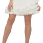 Guess Women's  Pleated Sleeveless Halter Short Ruffled Dress Size White Size 10