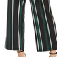INC Women's Petite Striped Wide-Leg Pants   Mix Match Stripe Black Size 2 P