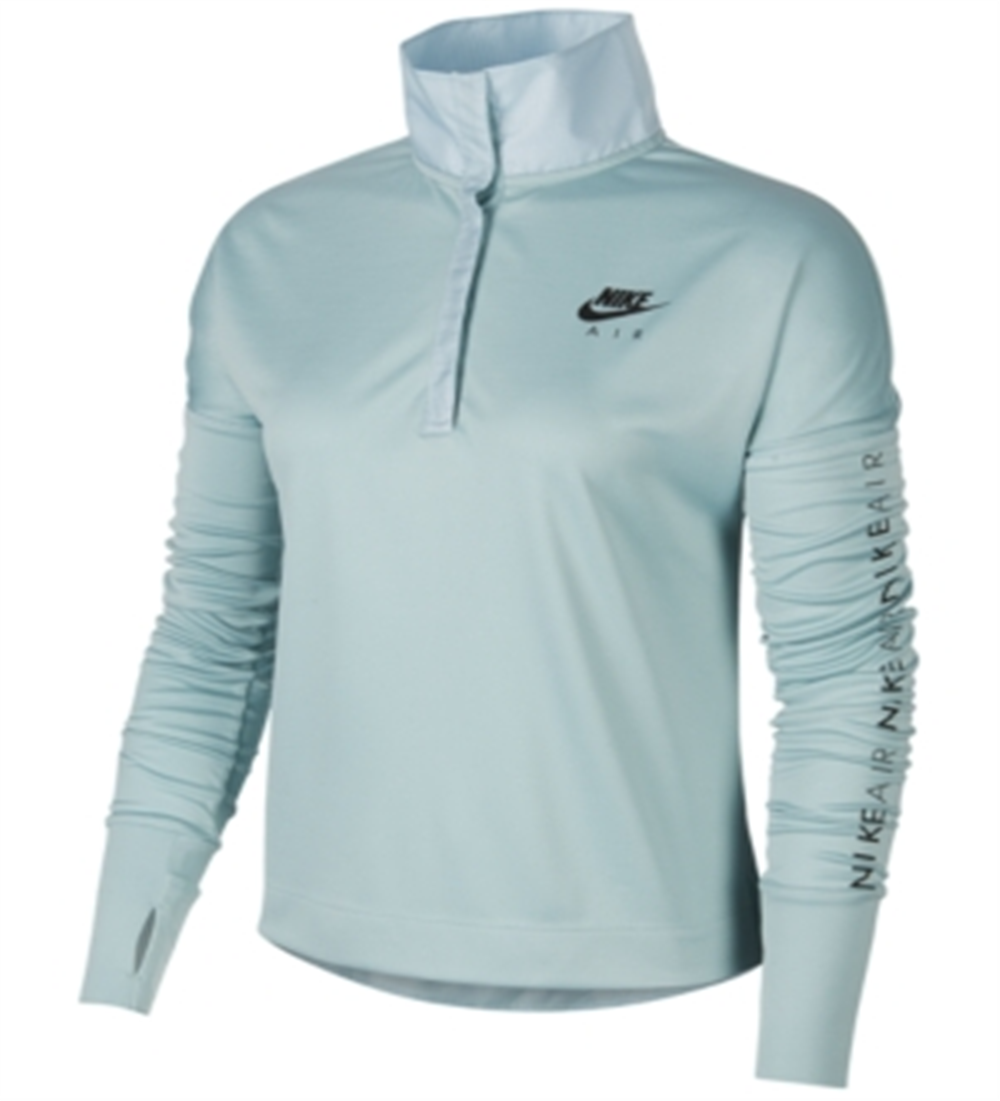 Nike Women's Air Half-Zip Running Top Green Size Small