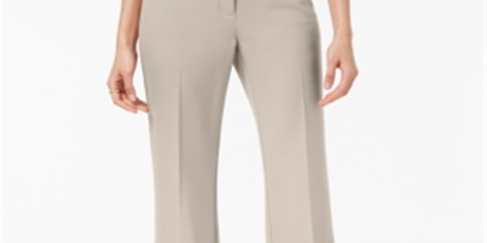 Alfani Women's Curvy Bootcut Pants Pink Size 18