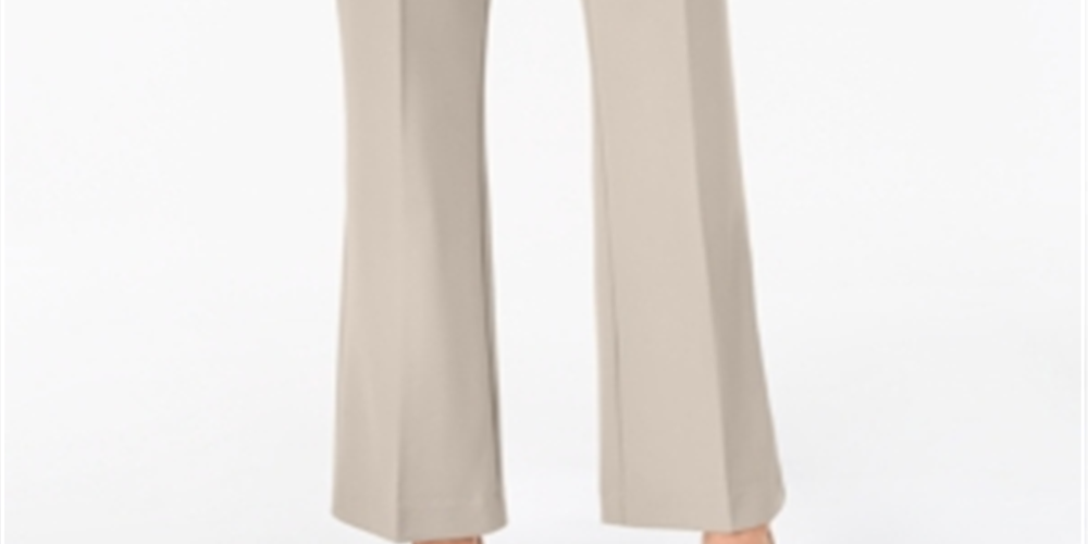 Alfani Women's Curvy Bootcut Pants Pink Size 18