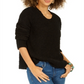Style & Co Women's Boucle Sweater Black Size Medium