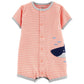 Carter's Baby Creeper - Baby Boys Orange Size Newborn