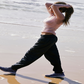 FP Movement by Free People Womens Tell Me About It Track Pants Activewea Black Size Medium