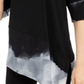 Alfani Women's Asymmetrical Top Black Size XX-Large