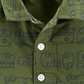 Carter's Baby Boy's Rescue Vehicle-Print Cotton Romper Green Size Newborn