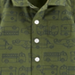 Carter's Baby Boy's Rescue Vehicle-Print Cotton Romper Green Size Newborn