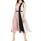 ALFANI Women's Sleeveless Full-Length Dress Pink Size 8