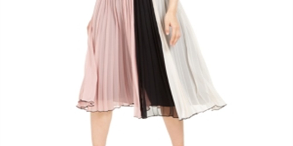 ALFANI Women's Sleeveless Full-Length Dress Pink Size 8