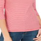 Karen Scott Women's Cotton Grommet Top Red Size X-Small