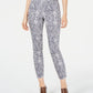 INC International Concepts Women's Animal Print Skinny Jeans Black Size 8