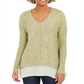 Style & Co Women's  Layered-Look Tunic  Green Size Small