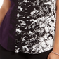 Alfani Women's  Petite Printed Round-Hem T-Shirt  Python Flank Purple Purple Size Petite M