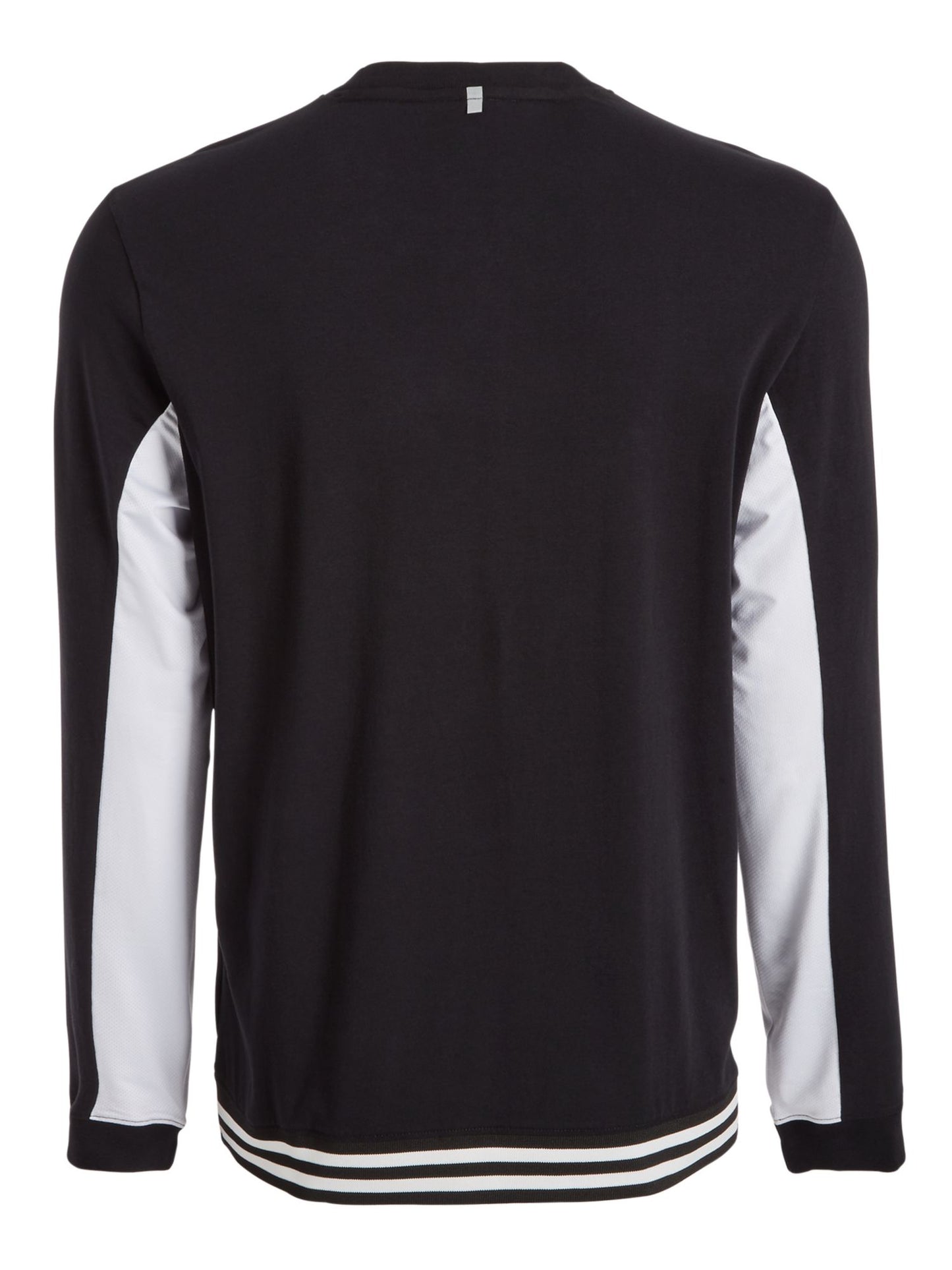 Ideology Men's Mesh Blocked Long Sleeve T-Shirt Black