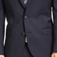 Hugo Men's Slim-Fit Navy Blue Stripe Suit Jacket Size 46