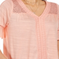 Style & Co Women's Crochet Top Orange Size Medium
