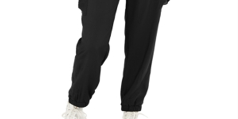 Hippie Rose Junior's Pull on Cargo Pants Black Size Small