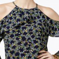Michael Kors Women's Cold shoulder Top Blue Size M