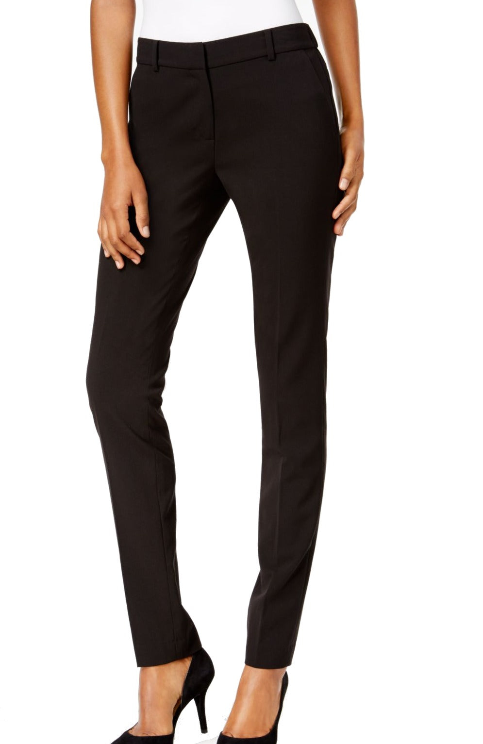 Michael Kors Women's Miranda Slim Leg Pants Black Size 10