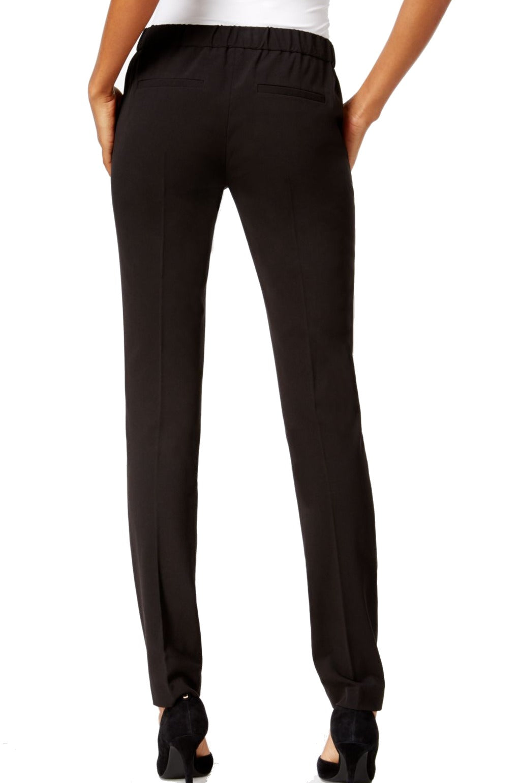 Michael Kors Women's Miranda Slim Leg Pants Black Size 10