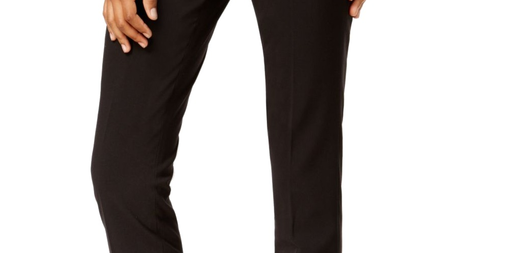 Michael Kors Women's Miranda Slim Leg Pants Black Size 10