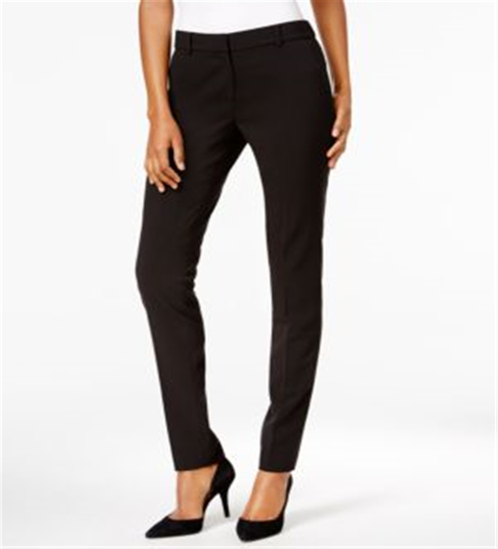 Michael Kors Women's Miranda Slim Leg Pants Black Size 10
