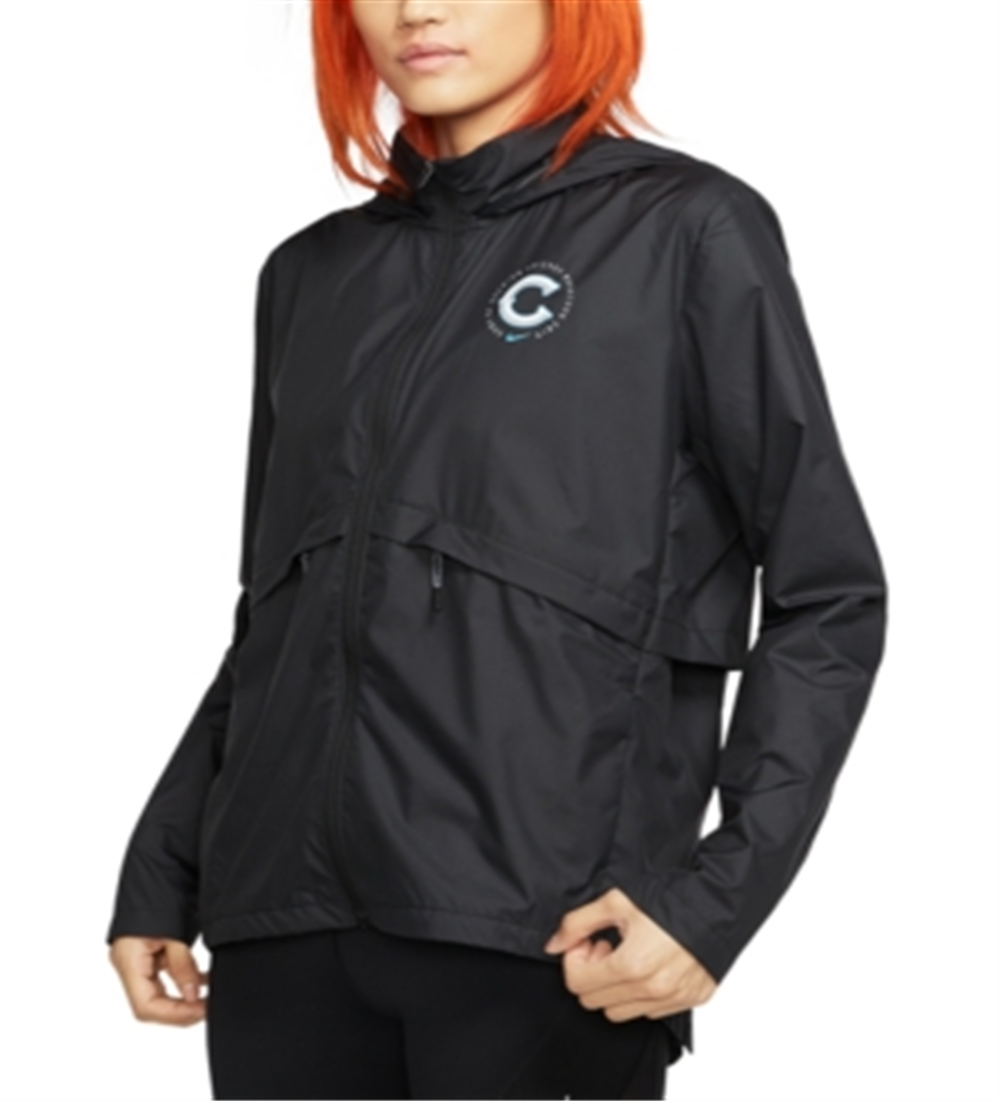 Nike Women's Essential Water Repellent Running Jacket Black Size Large