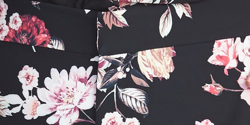 RACHEL Rachel Roy Women's Trendy Plus Size Eden Floral-P Black Combo Size 3X