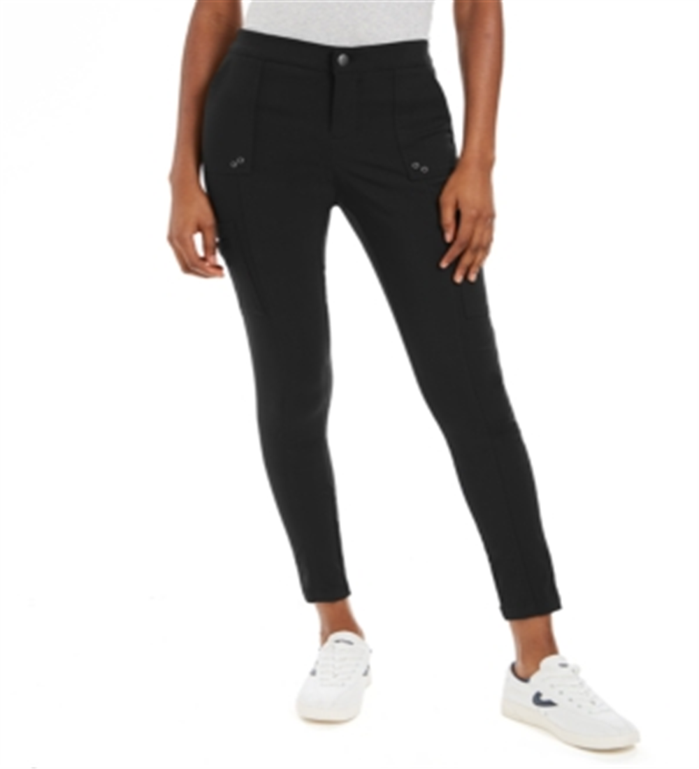 Style & Co Women's Skinny Utility Pants  Black Size 12