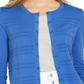 Charter Club Women's Textured Cardigan  Blue Size Medium