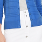 Charter Club Women's Textured Cardigan  Blue Size Medium