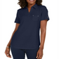 Karen Scott Women's Polo Shirt  Blue Size Small