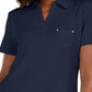 Karen Scott Women's Polo Shirt  Blue Size Small