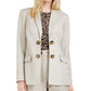 Calvin Klein Women's  Open Front Evening Blazer Jacket Beige Size 6