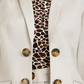 Calvin Klein Women's  Open Front Evening Blazer Jacket Beige Size 6