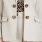 Calvin Klein Women's  Open Front Evening Blazer Jacket Beige Size 6