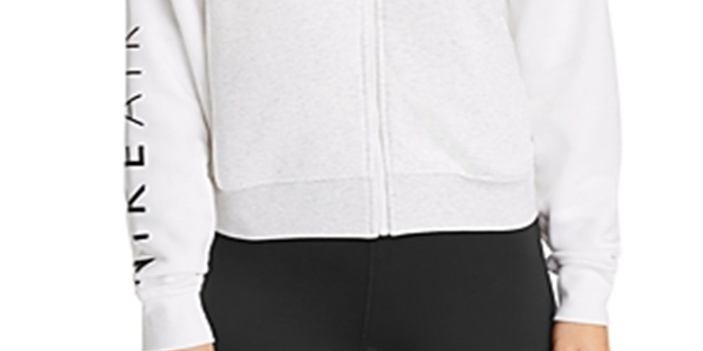 Nike Women's Full Zip Hoodie White Size L