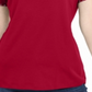 Karen Scott Women's Studded Keyhole Top  Red Size XS